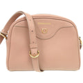 Salvatore Ferragamo Beige Pink Leather Shoulder Bag (Pre-Owned)