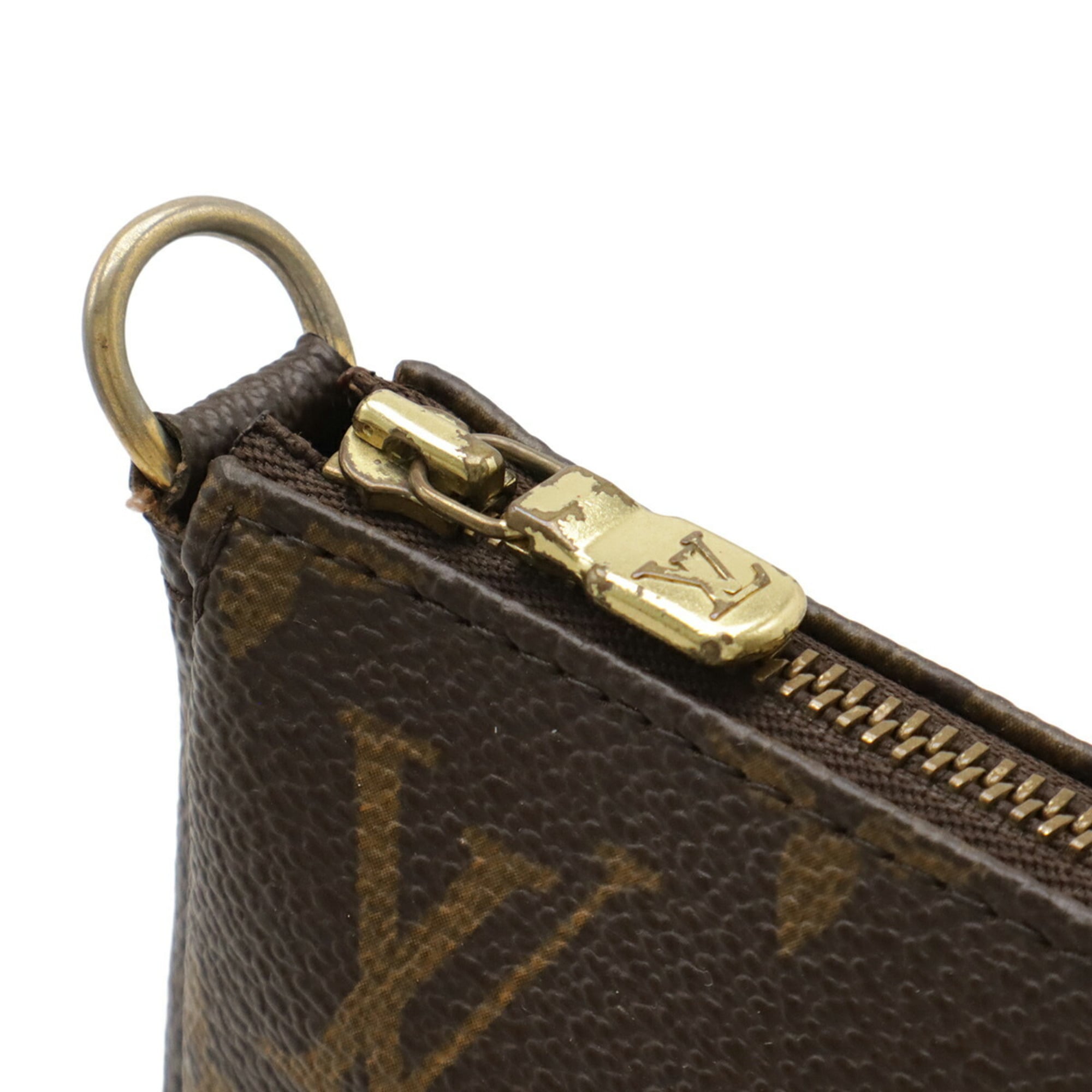 Louis Vuitton Monogram Brown Monogram Handbag Pochette (Pre-Owned)