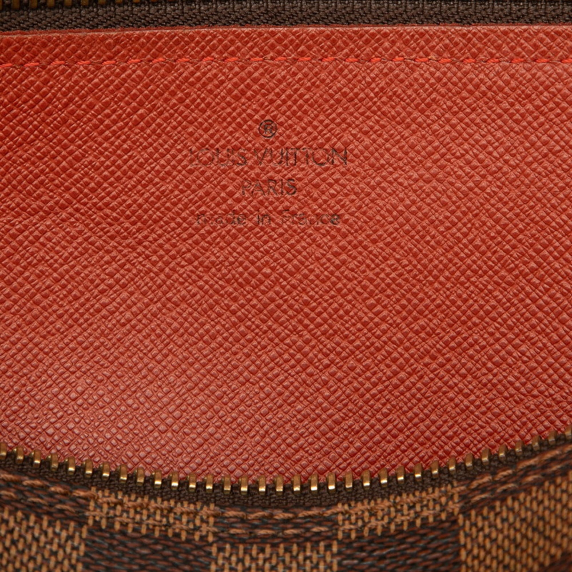 Louis Vuitton Brown Pvc Leather Handbag (Pre-Owned)