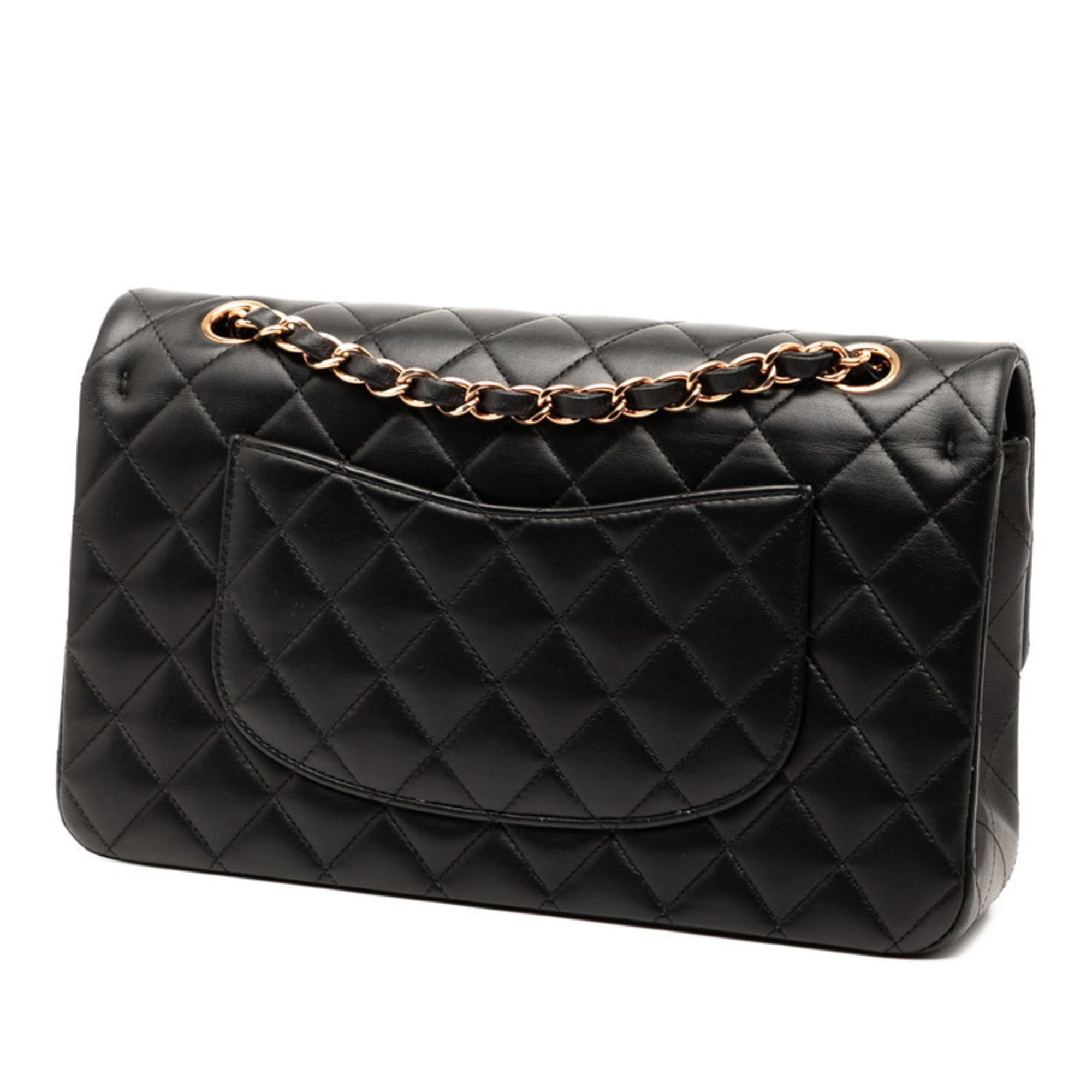Chanel Black Leather Shoulder Bag (Pre-Owned)