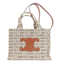 Celine White Canvas Handbag (Pre-Owned)