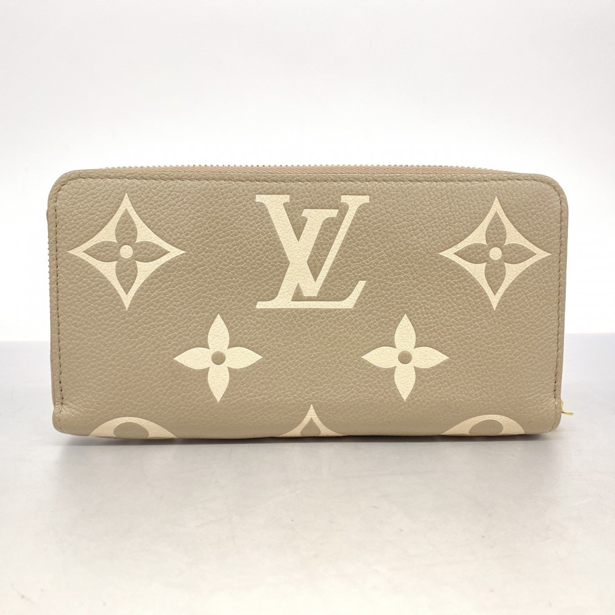 Louis Vuitton Cream Tourterelle Long Wallet (Bi-Fold) (Pre-Owned)