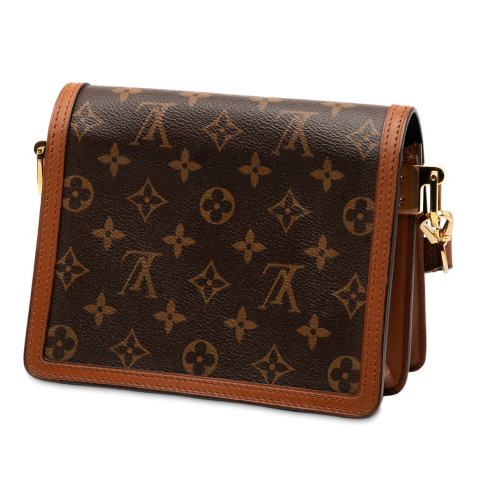 Louis Vuitton Brown Pvc Leather Shoulder Bag (Pre-Owned)