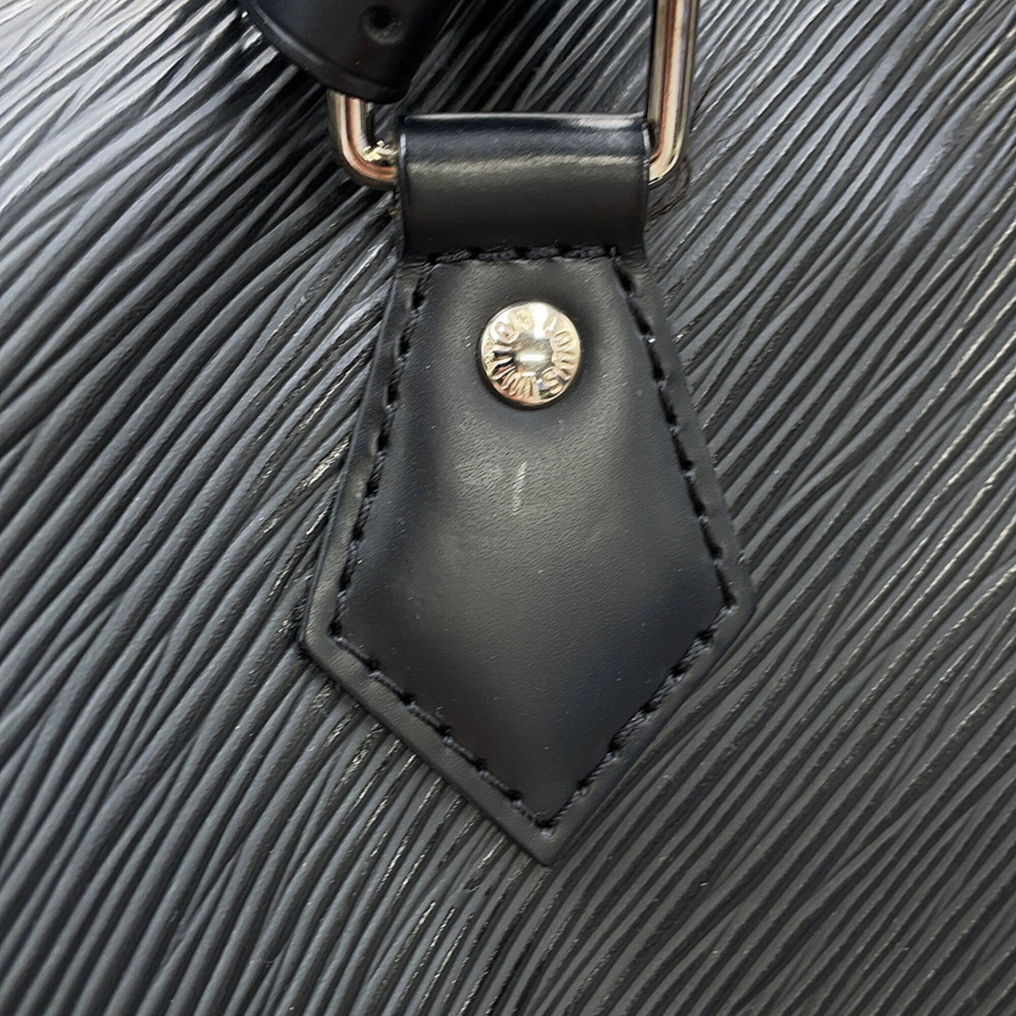 Louis Vuitton Black Noir Epi Leather Handbag (Pre-Owned)