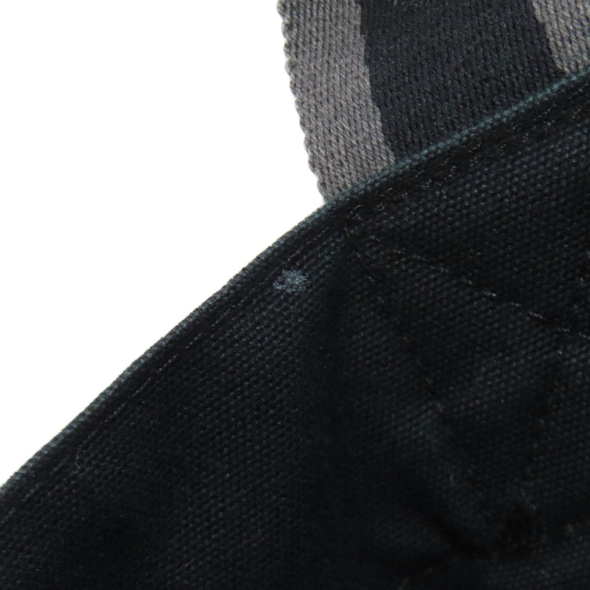 Hermes Black Canvas Handbag (Pre-Owned)