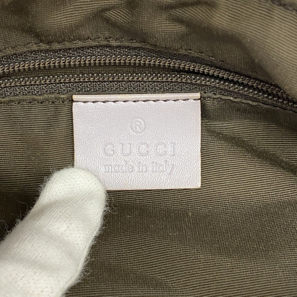 Gucci Purple Canvas Shoulder Bag (Pre-Owned)