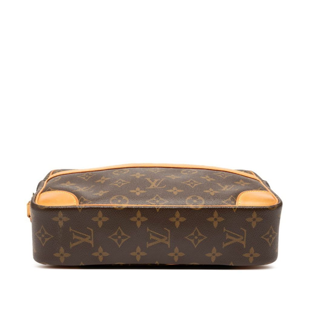 Louis Vuitton Brown Pvc Leather Shoulder Bag (Pre-Owned)