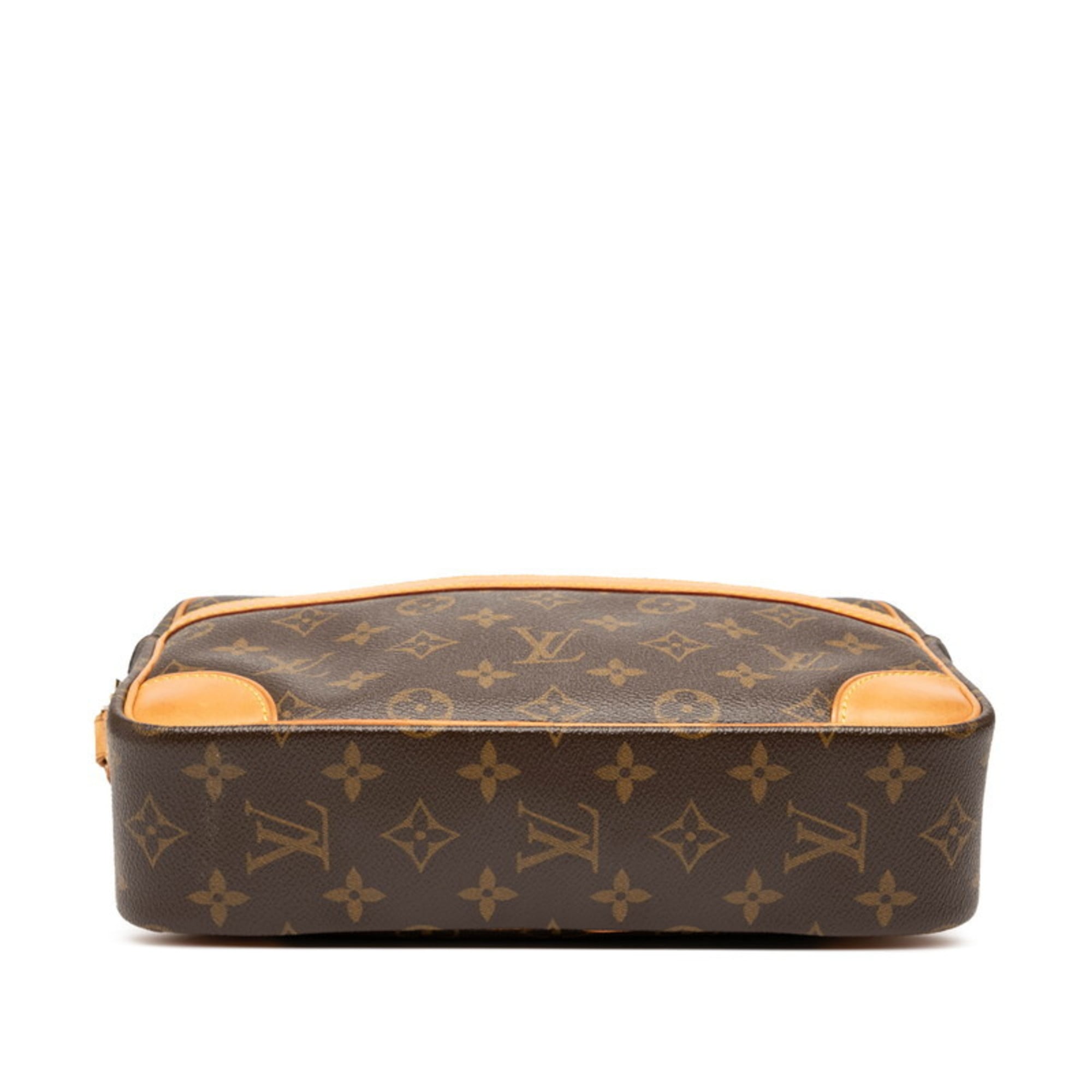 Louis Vuitton Brown Pvc Leather Shoulder Bag (Pre-Owned)