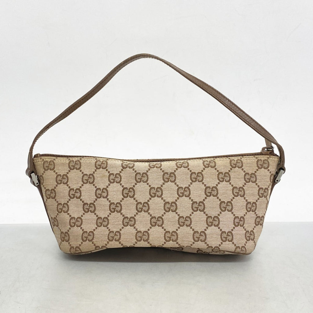 Gucci Brown Canvas Pouch (Pre-Owned)