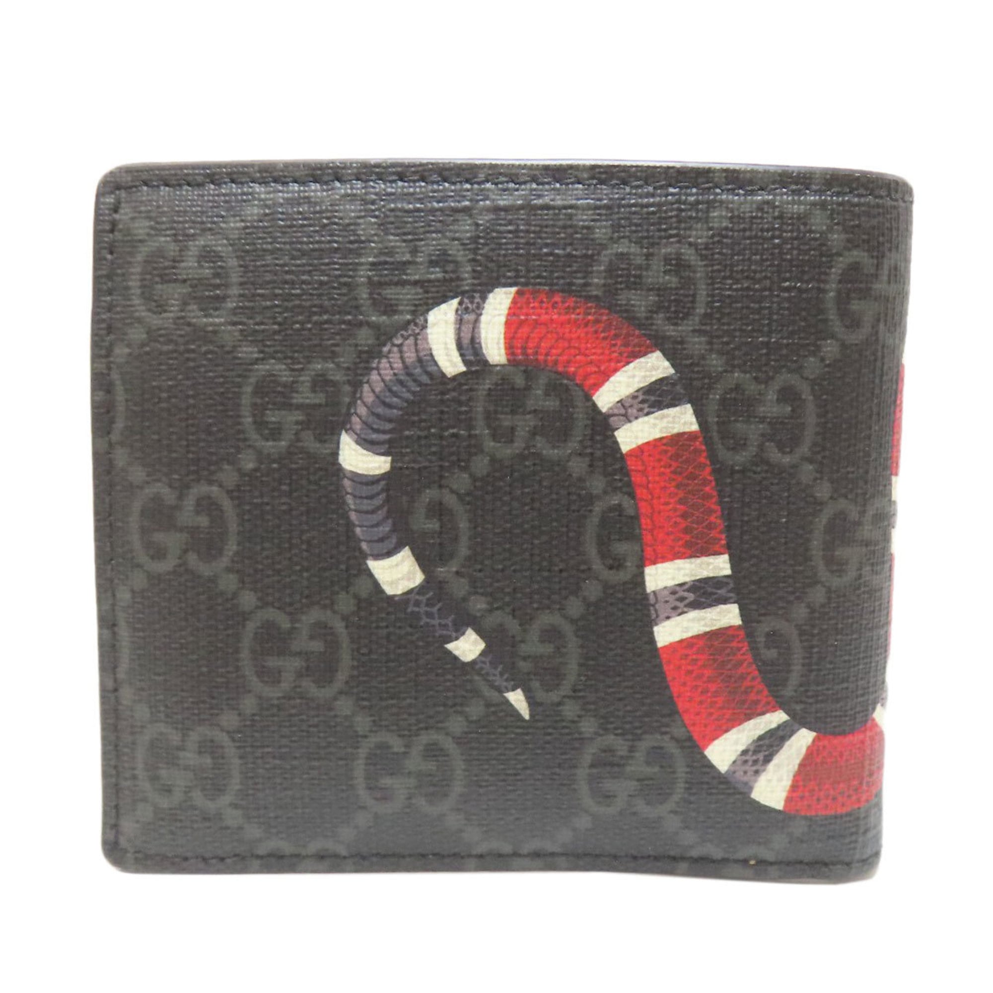 Gucci Black Pvc Wallet (Bi-Fold) (Pre-Owned)