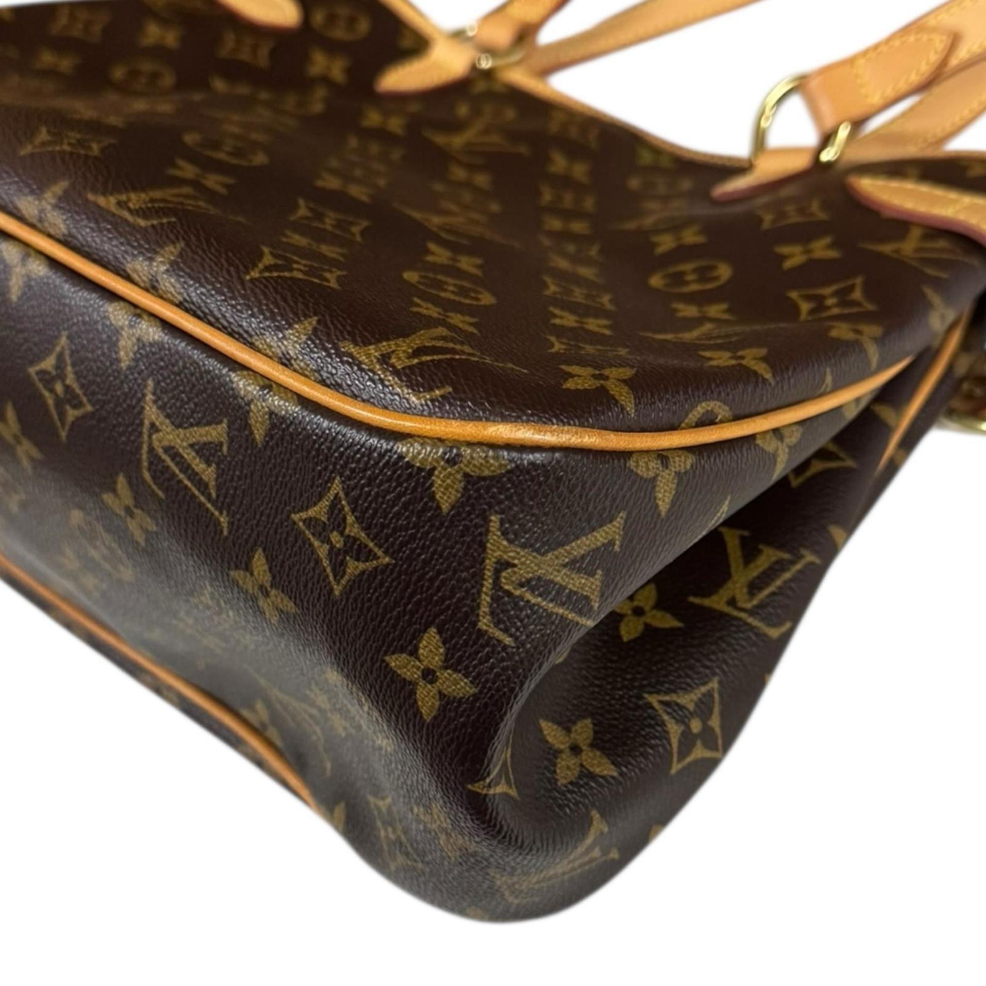 Louis Vuitton Brown Monogram Shoulder Bag (Pre-Owned)