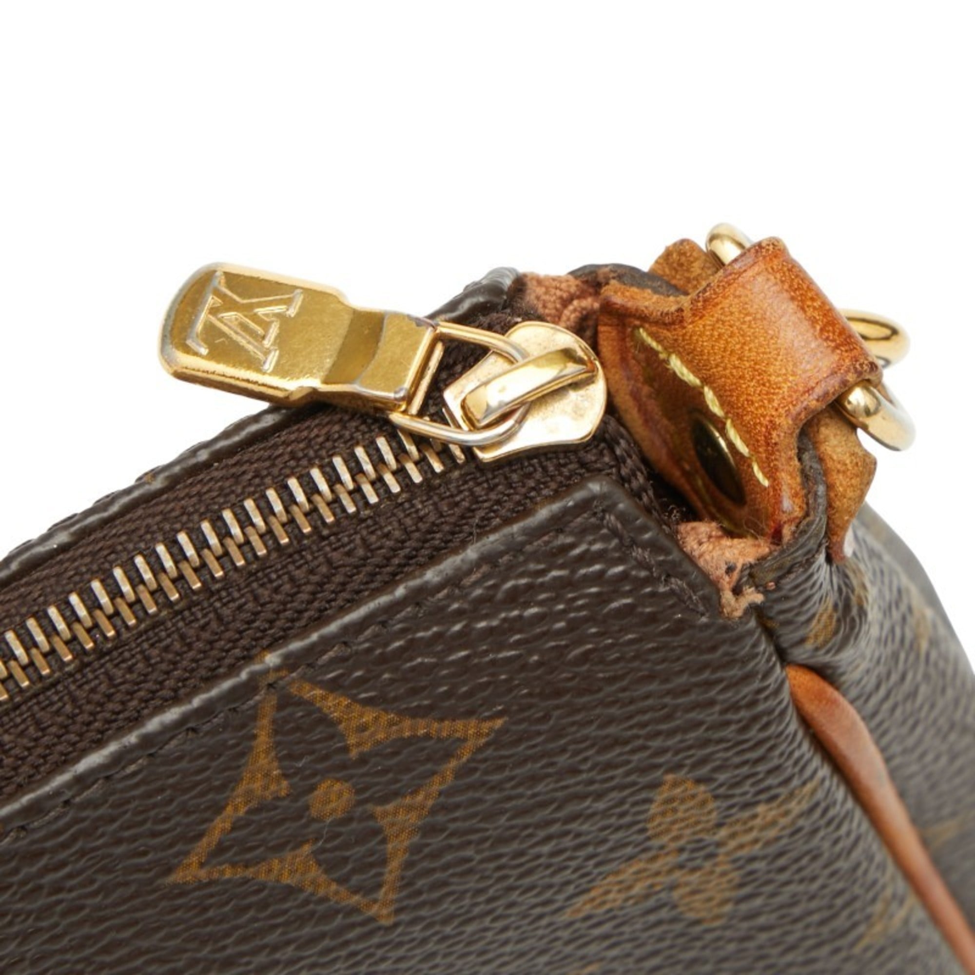 Louis Vuitton Brown Pvc Leather Handbag Shoulder Bag (Pre-Owned)