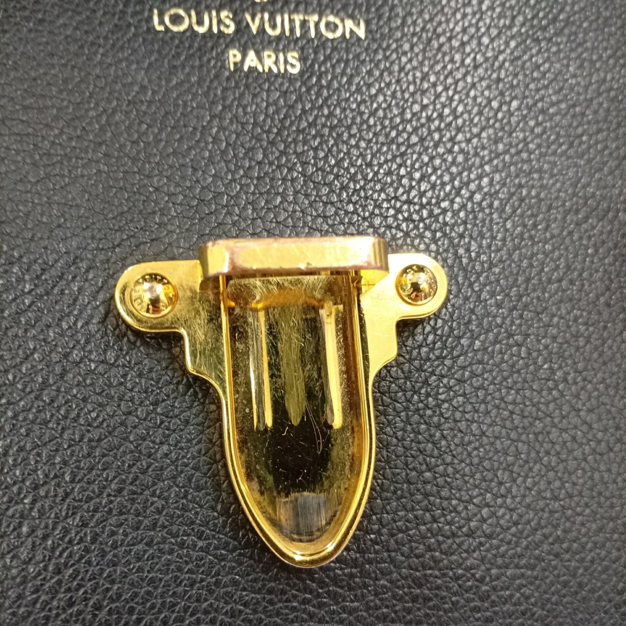Louis Vuitton Monogram Black Brown Monogram Leather Shoulder Bag (Pre-Owned)