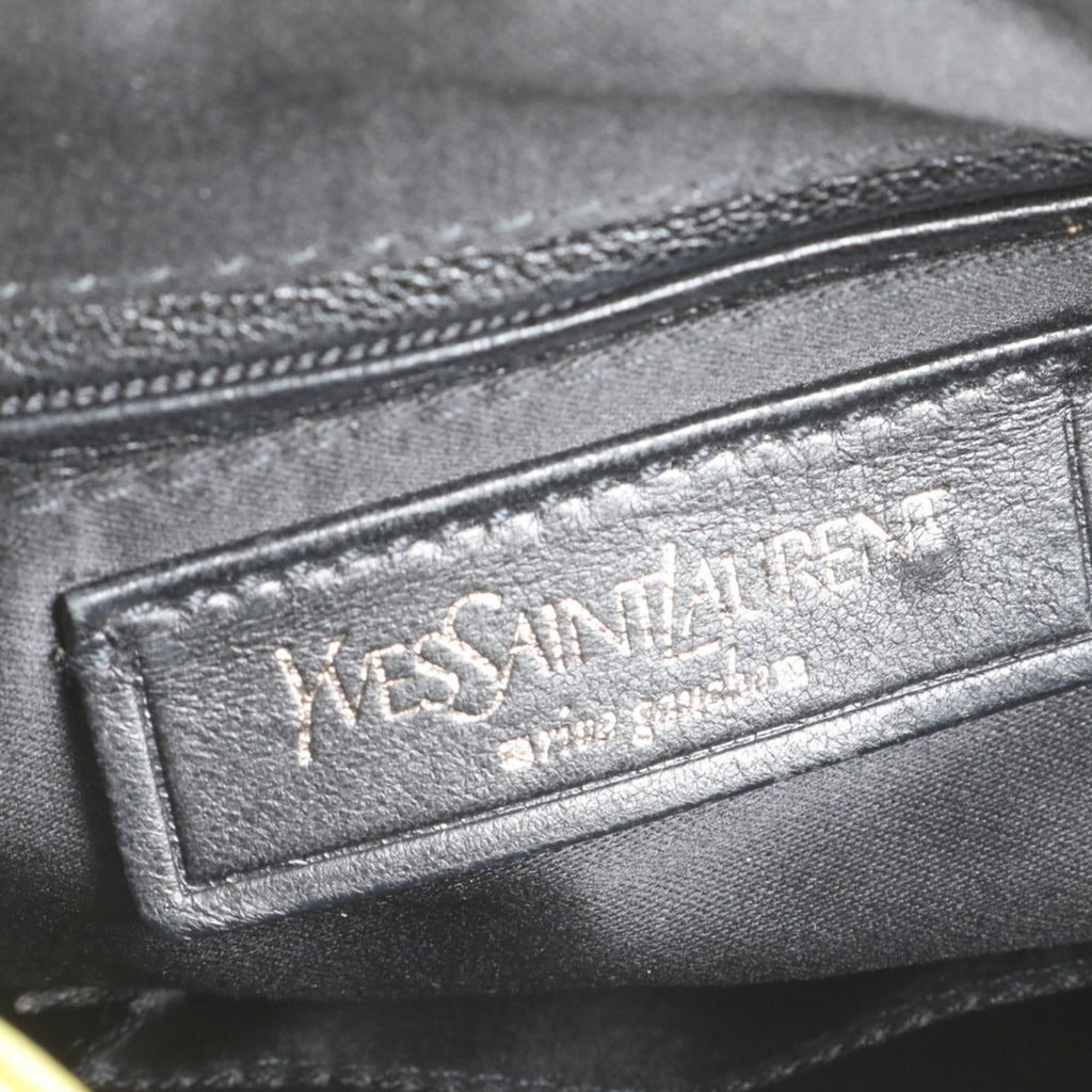 Yves Saint Laurent Green Leather Shoulder Bag (Pre-Owned)