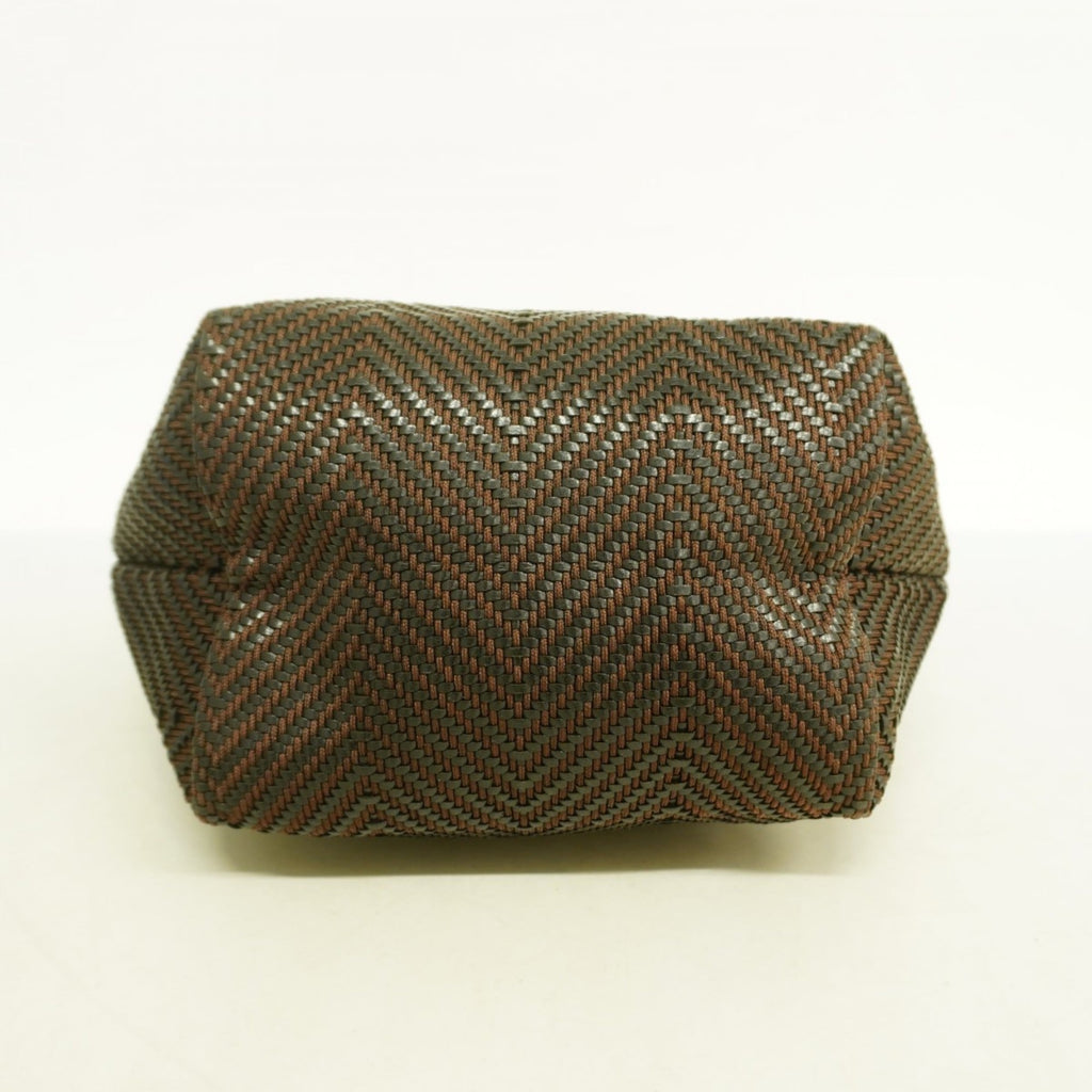 Hermes Brown Polyester Tote Bag (Pre-Owned)