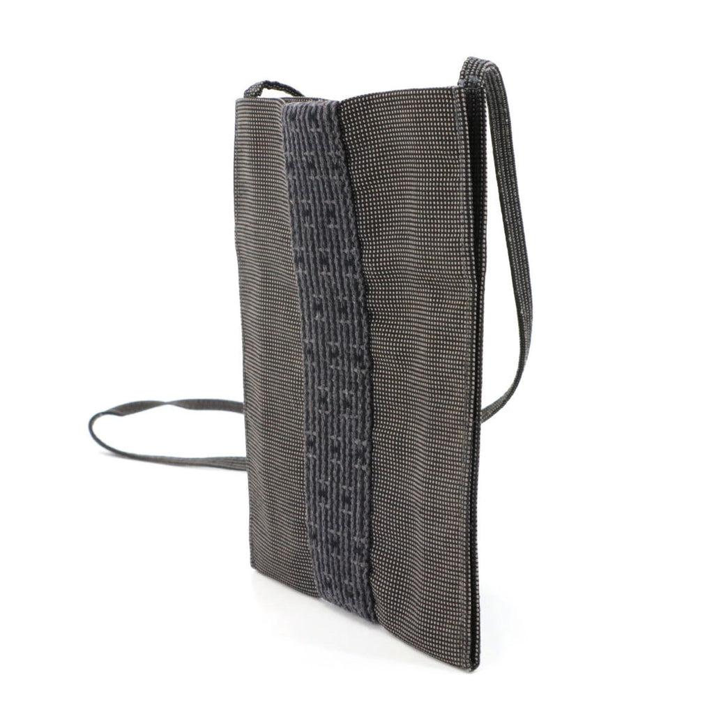 Hermes Gray Canvas Pochette Shoulder Bag (Pre-Owned)