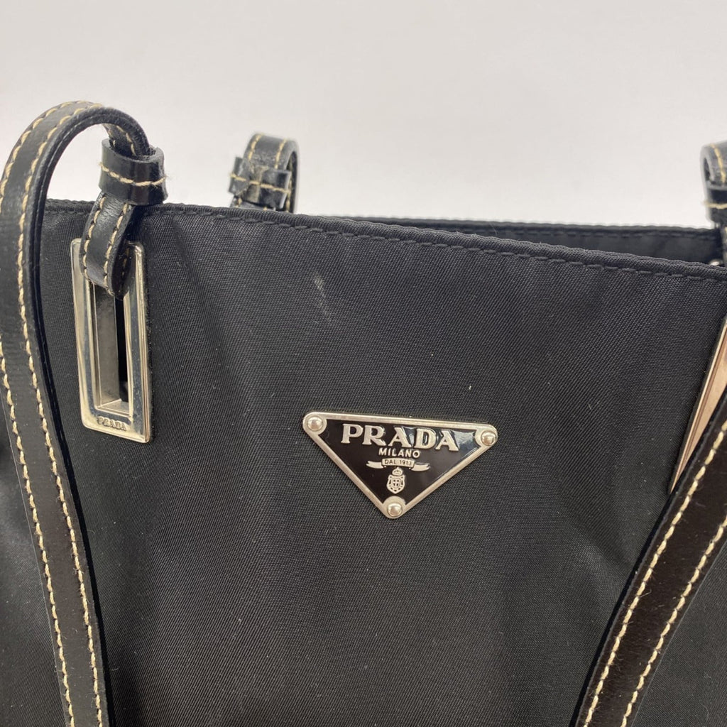 Prada Black Nylon Tote Bag (Pre-Owned)