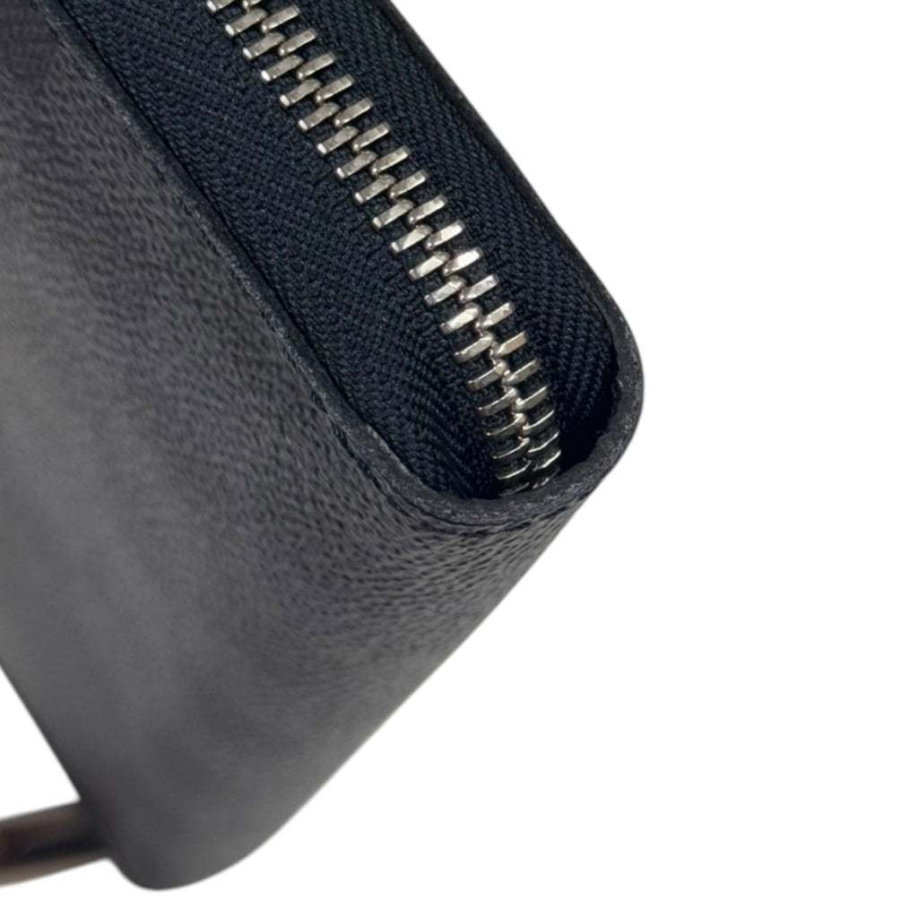 Louis Vuitton Black Gray Damier Graphite Canvas Long Wallet (Bi-Fold) (Pre-Owned)
