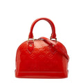 Louis Vuitton Cerise Red Color Patent Leather Handbag Shoulder Bag (Pre-Owned)