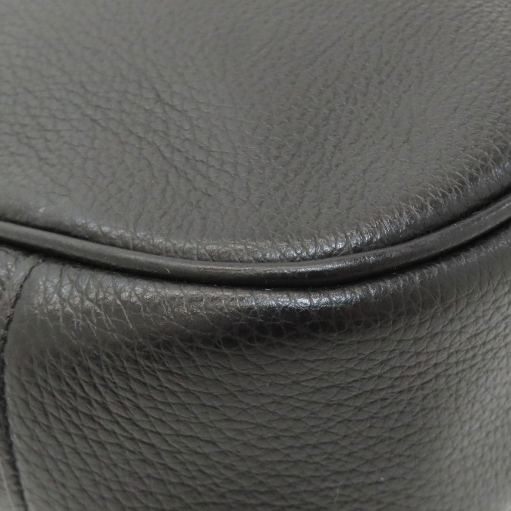 Coach Black Leather Shoulder Bag (Pre-Owned)