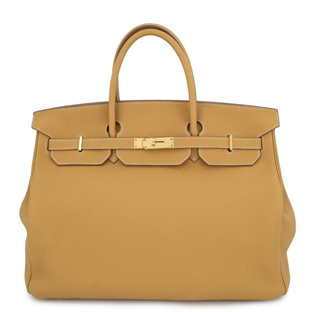 Hermes Birkin Natural Sable Togo Leather Handbag (Pre-Owned)