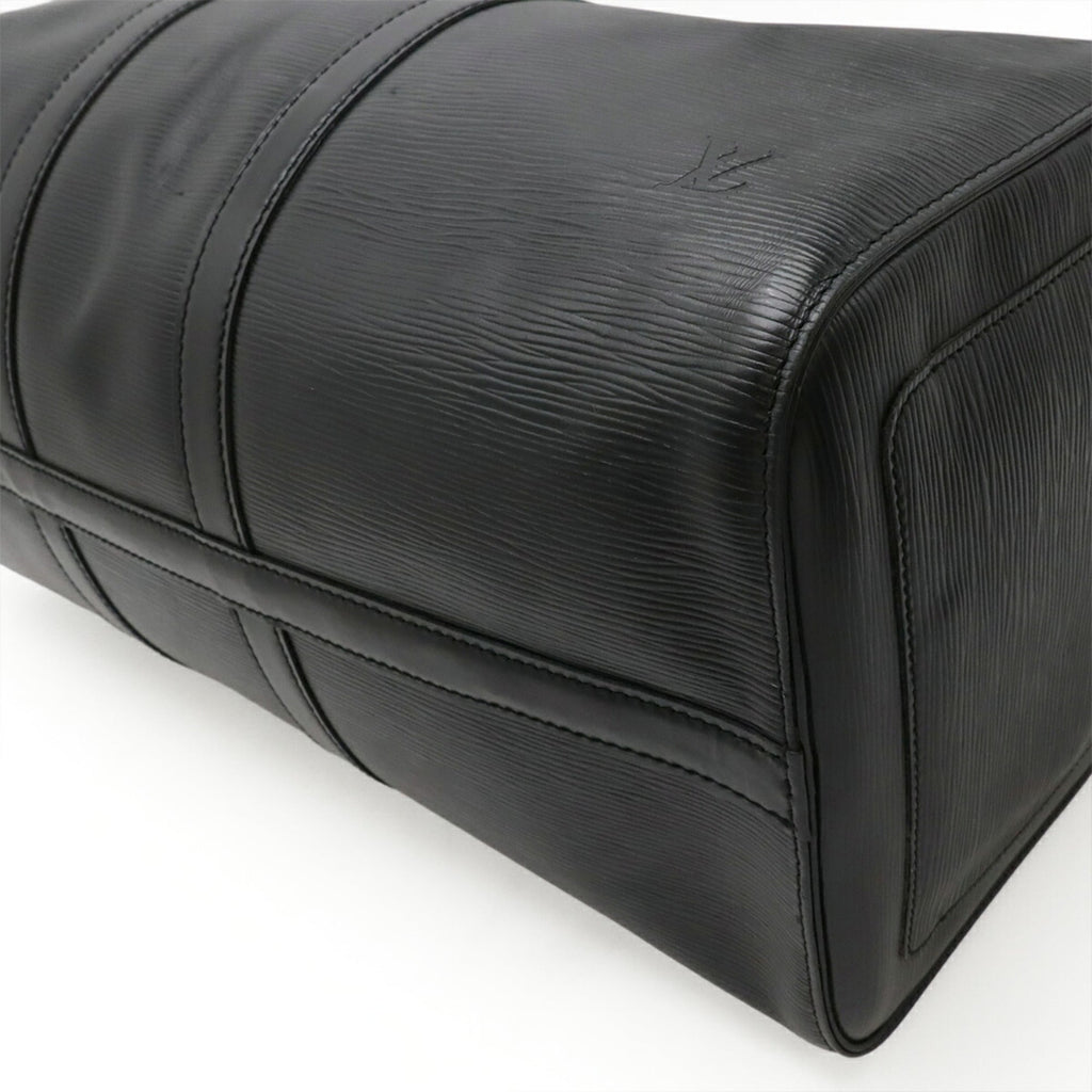 Louis Vuitton Epi Black Noir Epi Leather Boston Bag (Pre-Owned)
