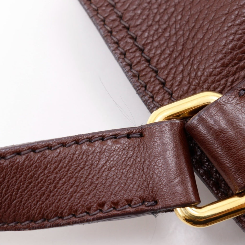 Prada Brown Leather Tote Bag (Pre-Owned)