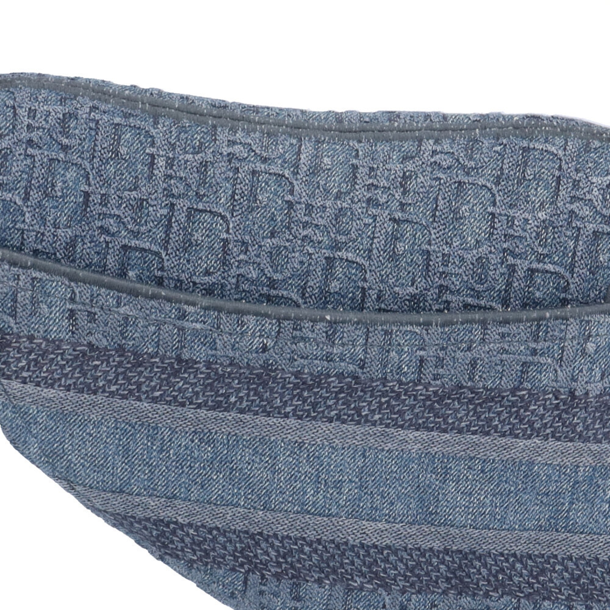 Christian Dior Blue Denim Saddle Bag Shoulder Bag (Pre-Owned)