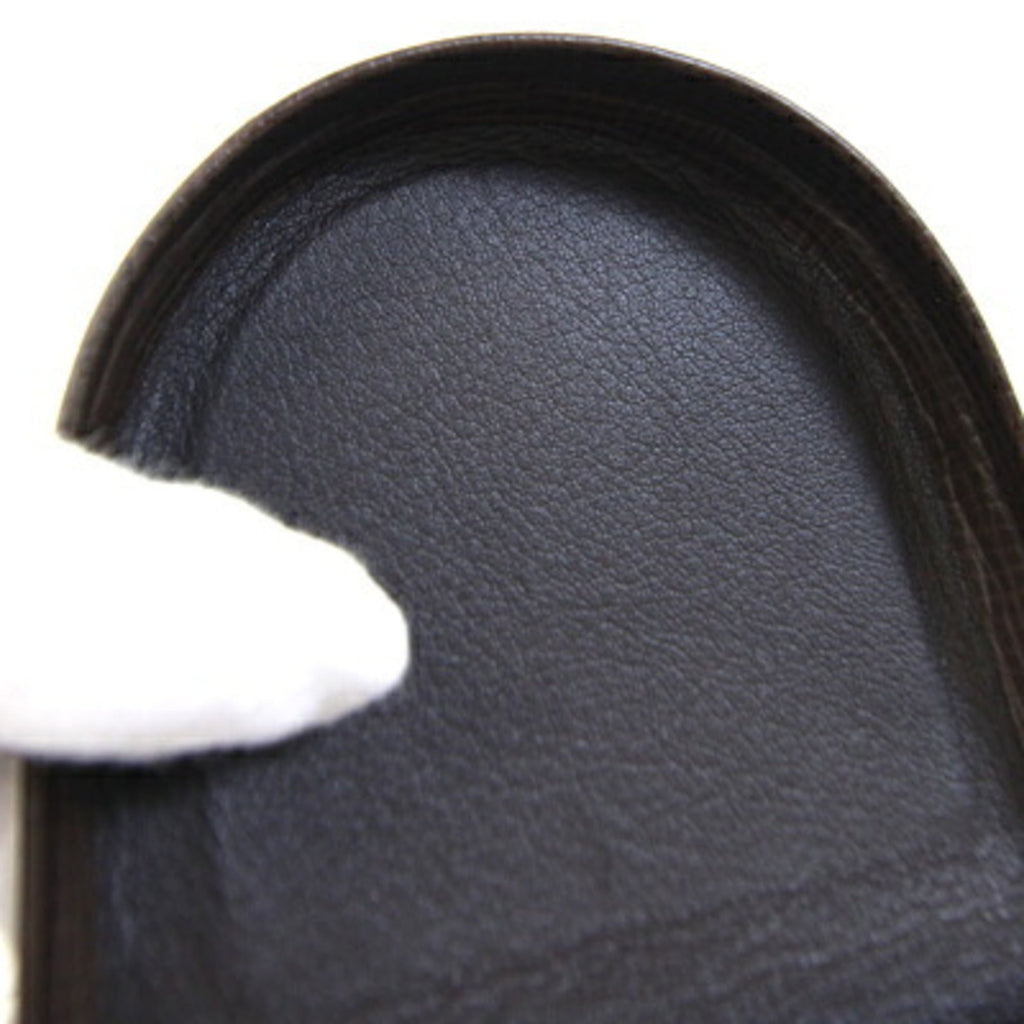 Loewe Dark Brown Leather Coin Purse/Coin Case (Pre-Owned)