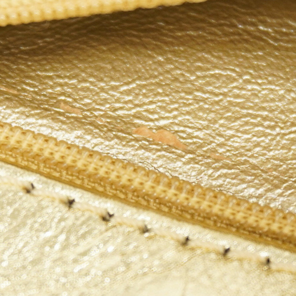 Chanel Gold Leather Shoulder Bag (Pre-Owned)