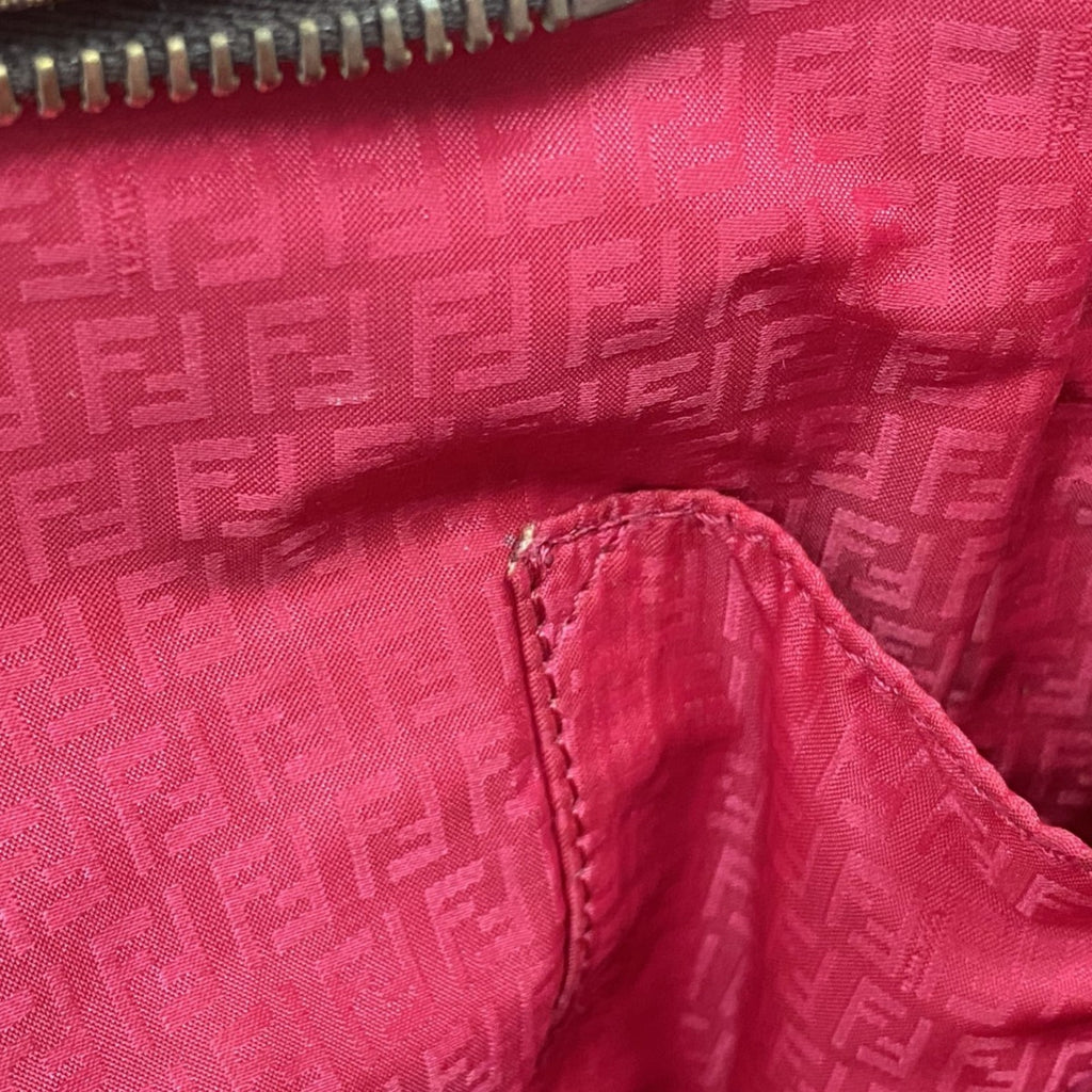 Fendi Brown Pvc Tote Bag (Pre-Owned)