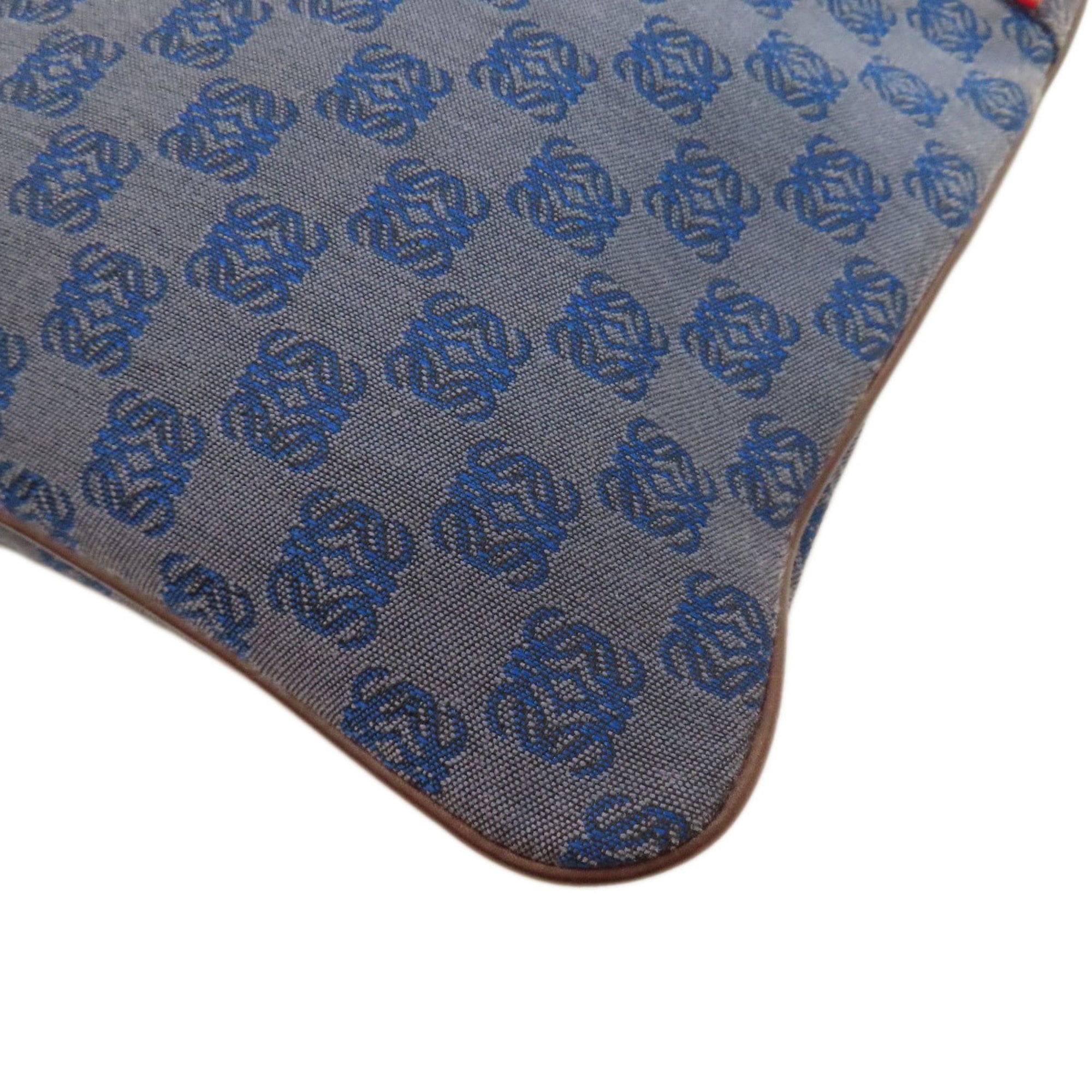 Loewe Blue Canvas Shoulder Bag (Pre-Owned)