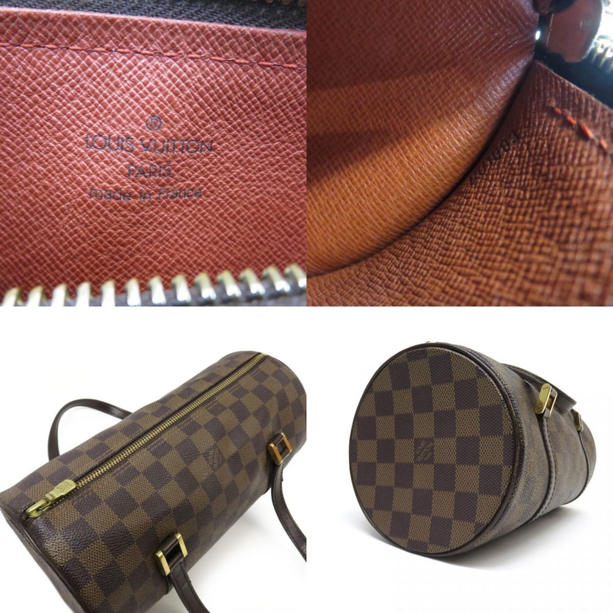 Louis Vuitton Brown Ebene Damier Canvas Handbag (Pre-Owned)