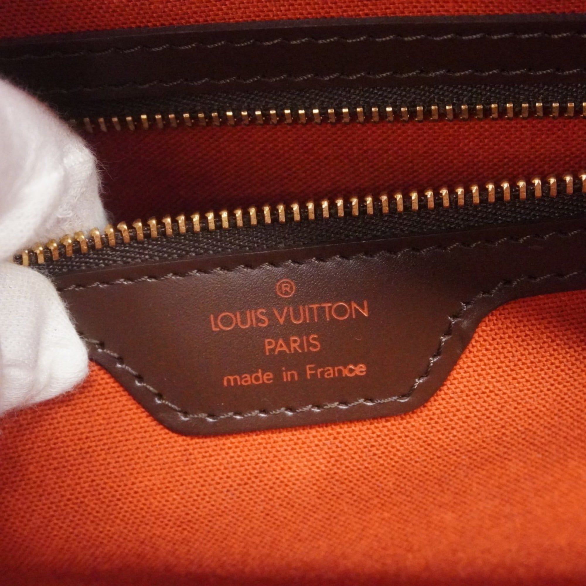 Louis Vuitton Brown Ebene Handbag (Pre-Owned)