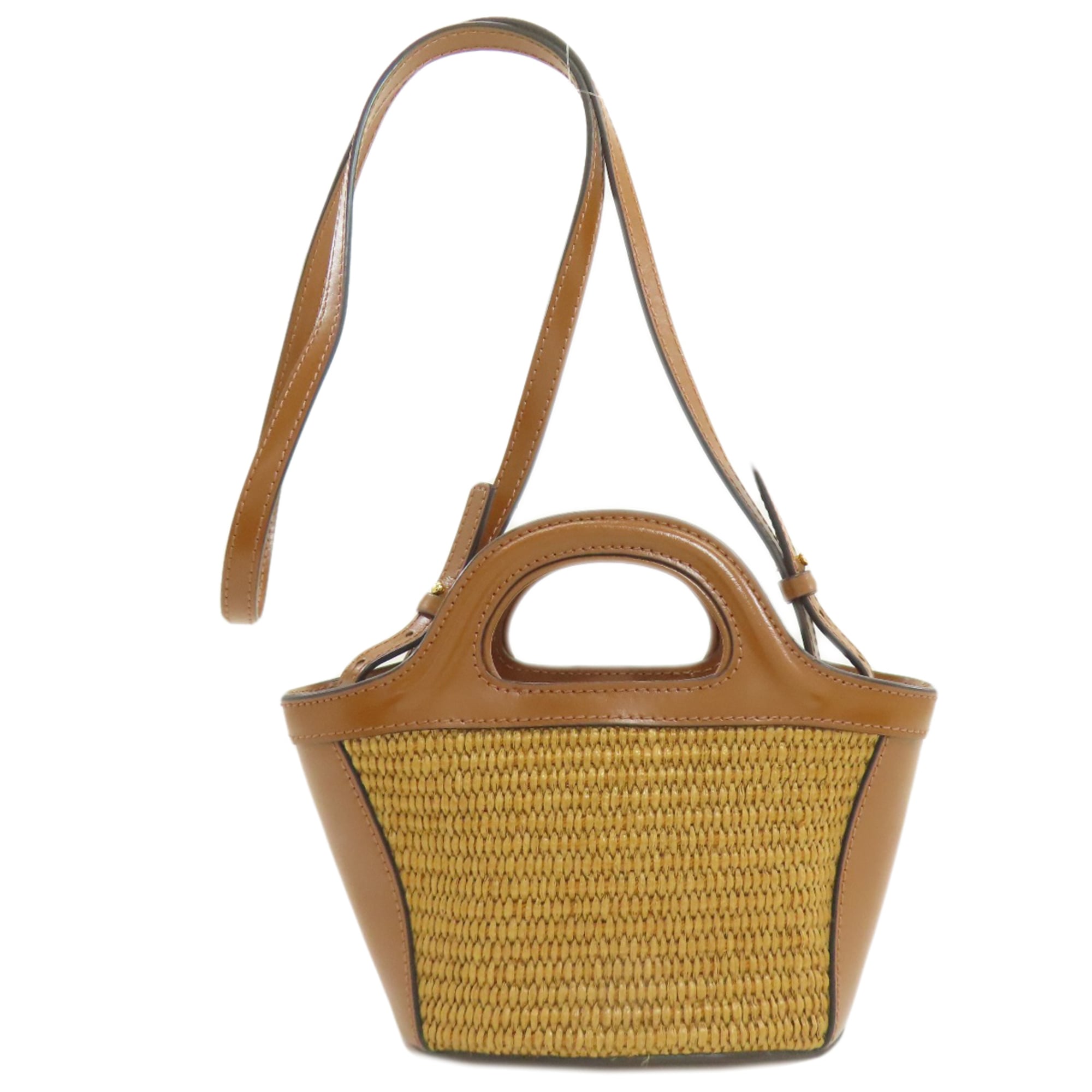 Marni Brown Leather Shoulder Bag (Pre-Owned)