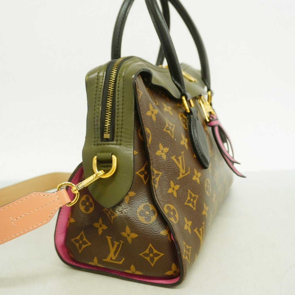 Louis Vuitton Brown Khaki Handbag (Pre-Owned)