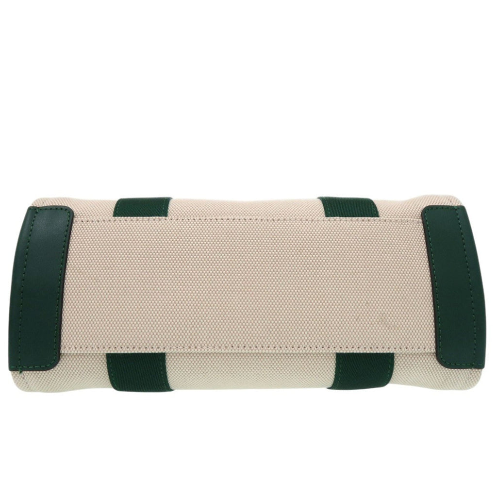 Kate Spade Beige Canvas Leather Shoulder Bag (Pre-Owned)