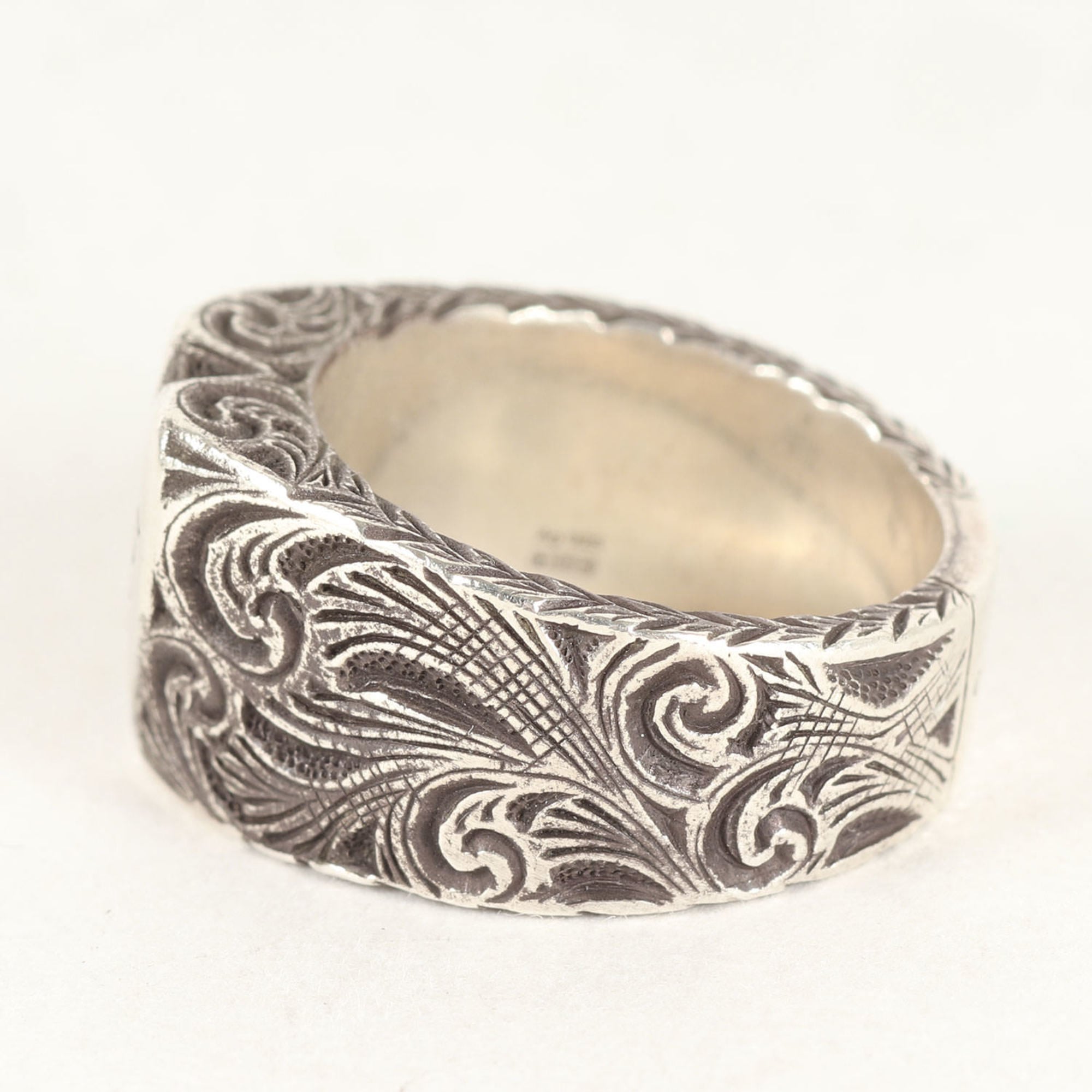 Gucci Silver Silver 925 Band Ring (Pre-Owned)