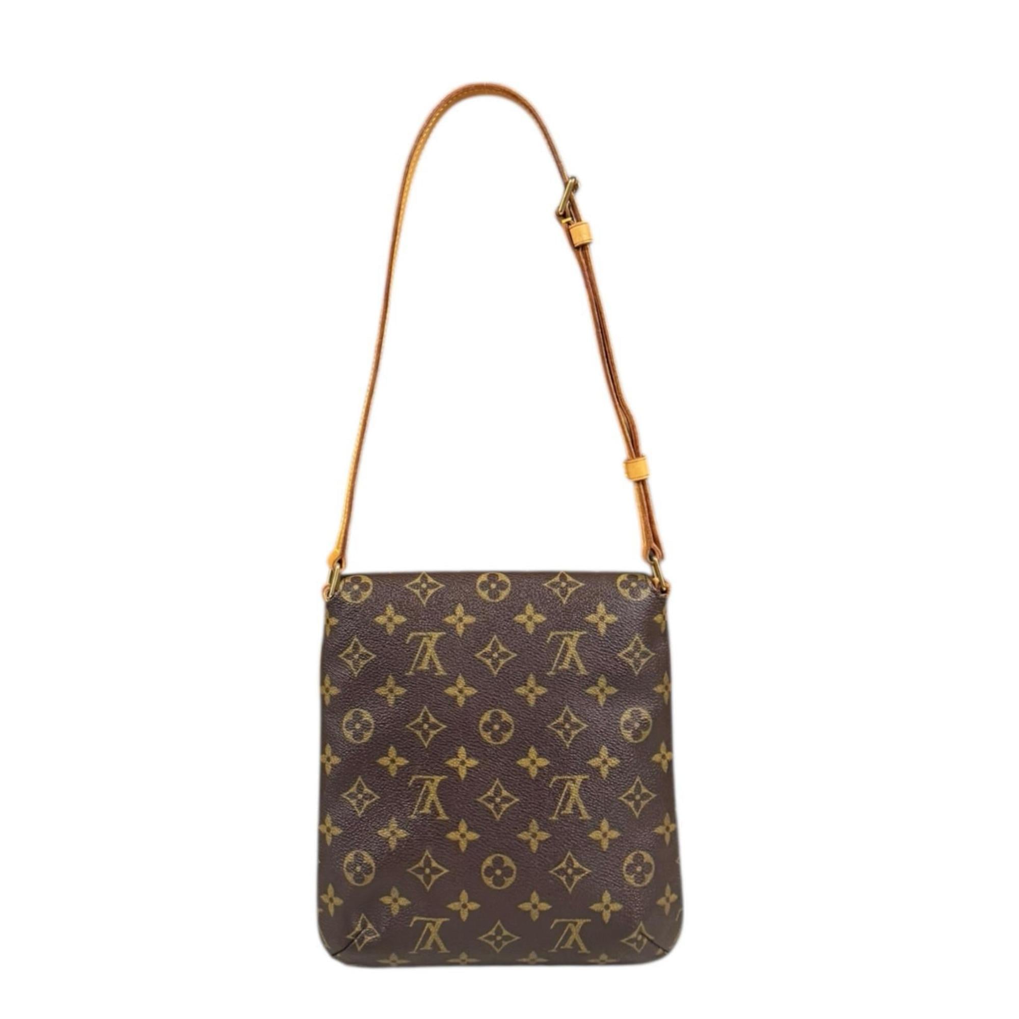 Louis Vuitton Brown Monogram Canvas Shoulder Bag (Pre-Owned)