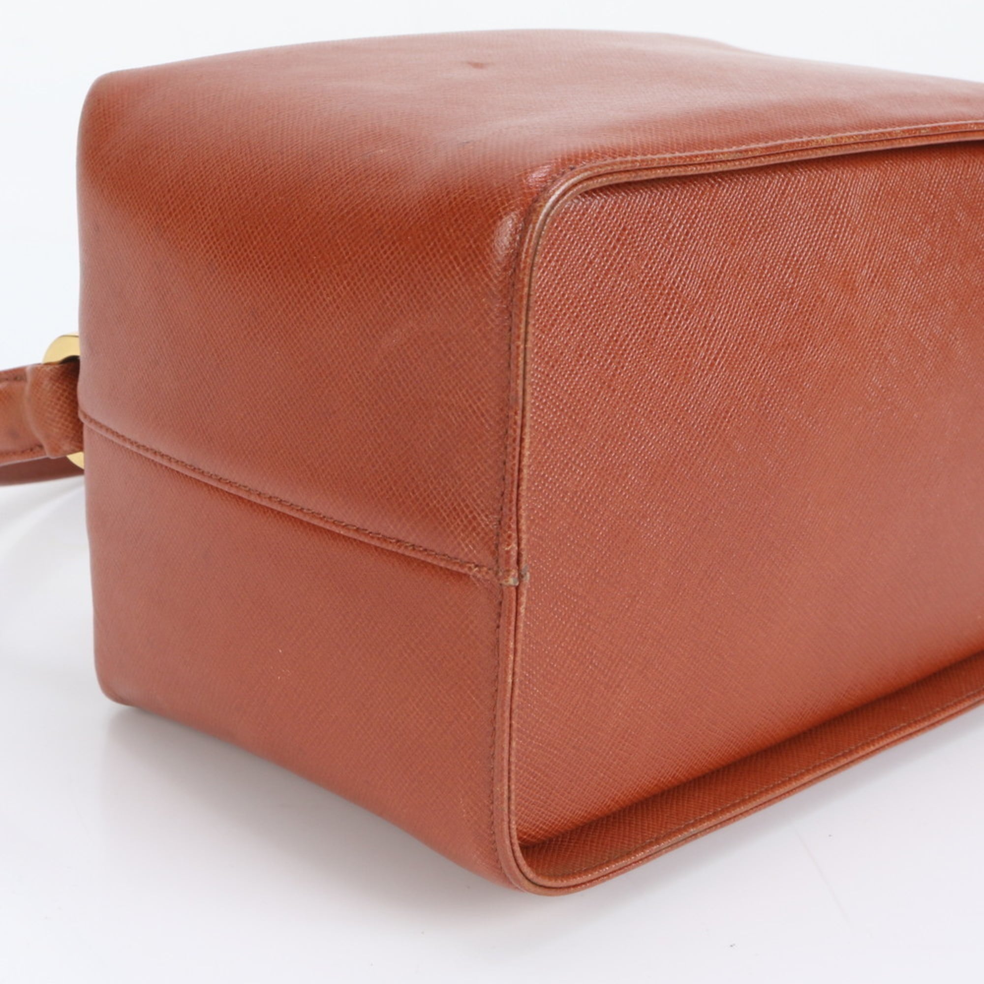 Givenchy Red Brown Leather Handbag (Pre-Owned)