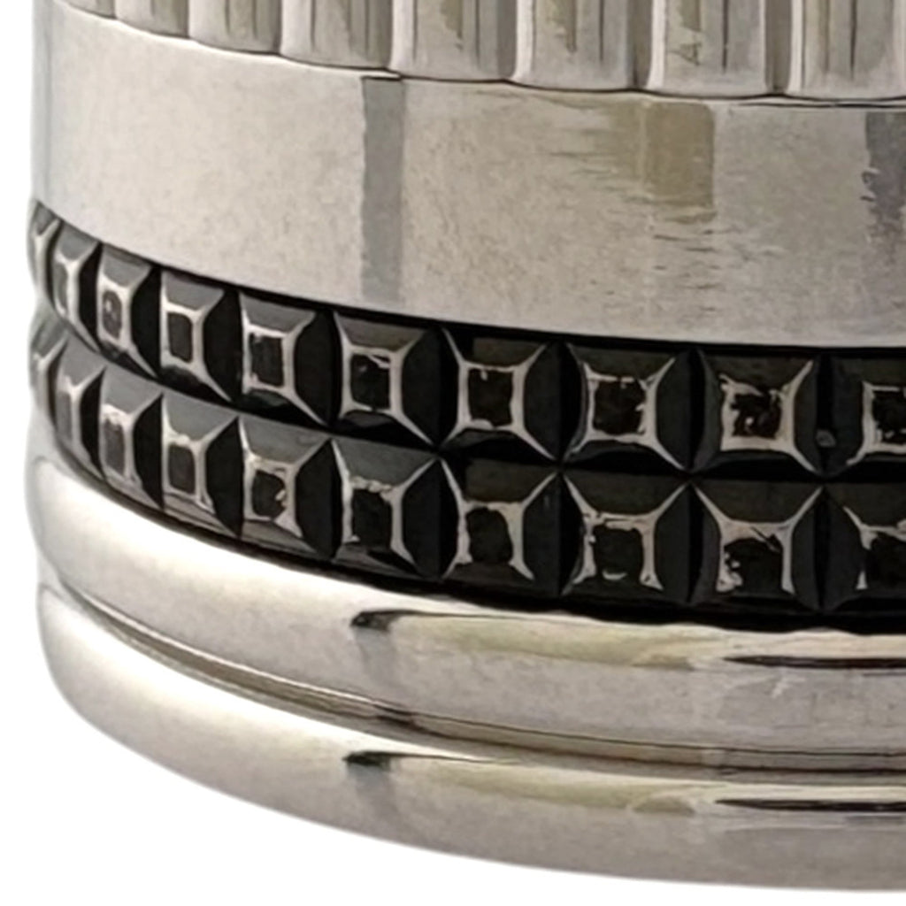 Boucheron Black White Gold White Gold (18K) Band Ring (Pre-Owned)
