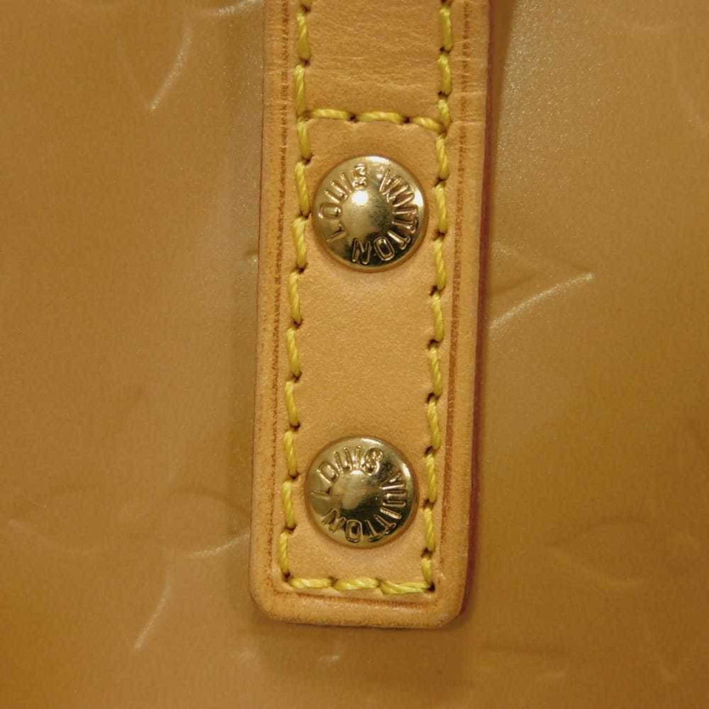 Louis Vuitton Beige Noisette Monogram Vernis Handbag Tote Bag (Pre-Owned)