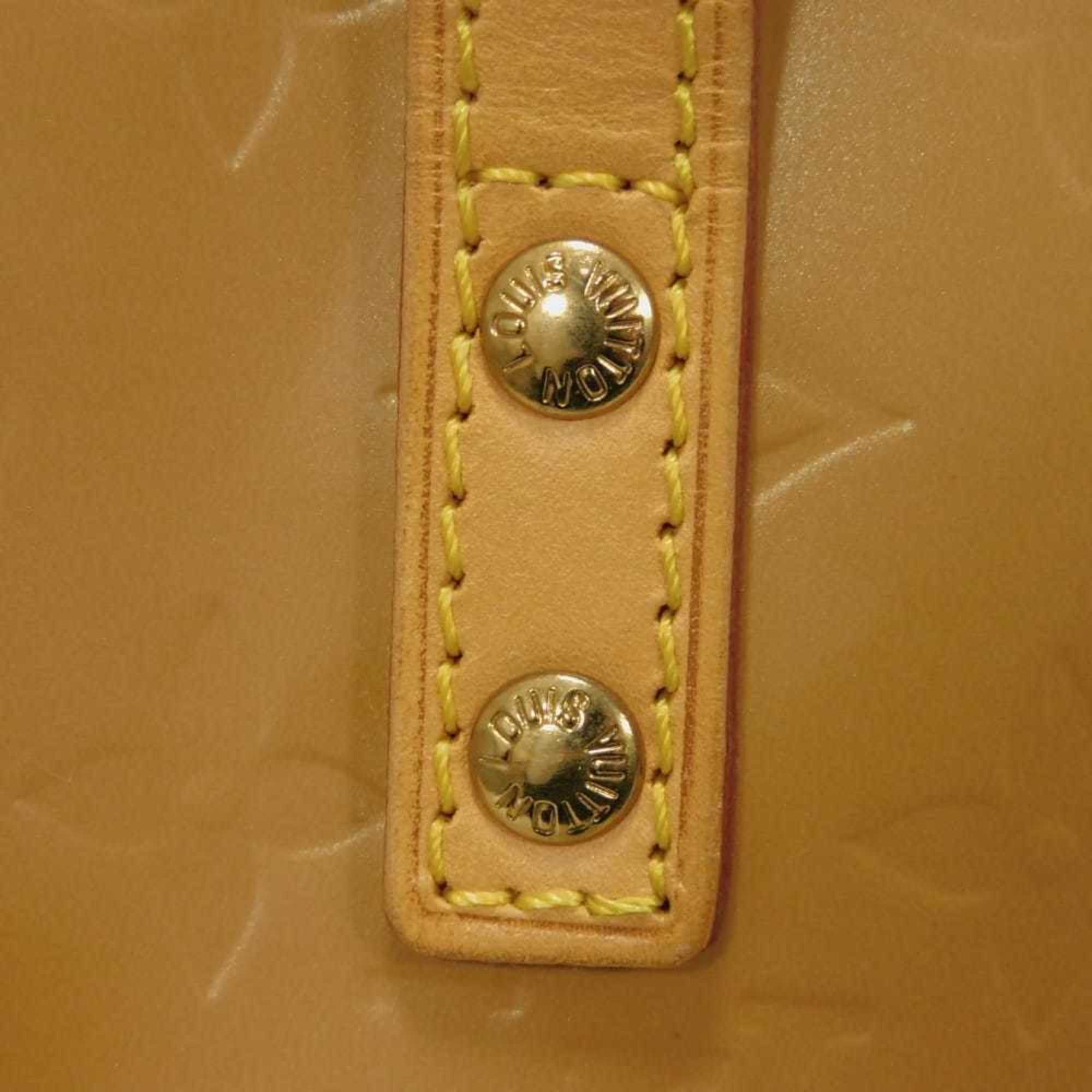 Louis Vuitton Beige Noisette Monogram Vernis Handbag Tote Bag (Pre-Owned)