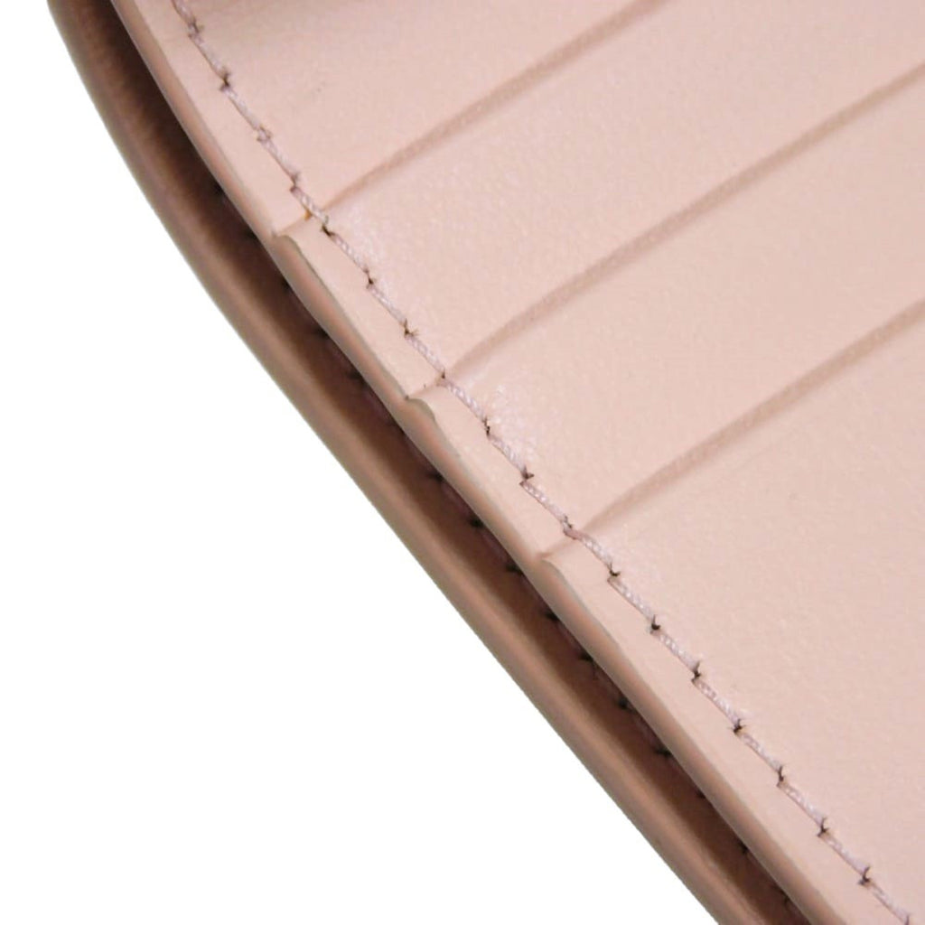 Salvatore Ferragamo Gancini Pink Leather Wallet (Bi-Fold) (Pre-Owned)