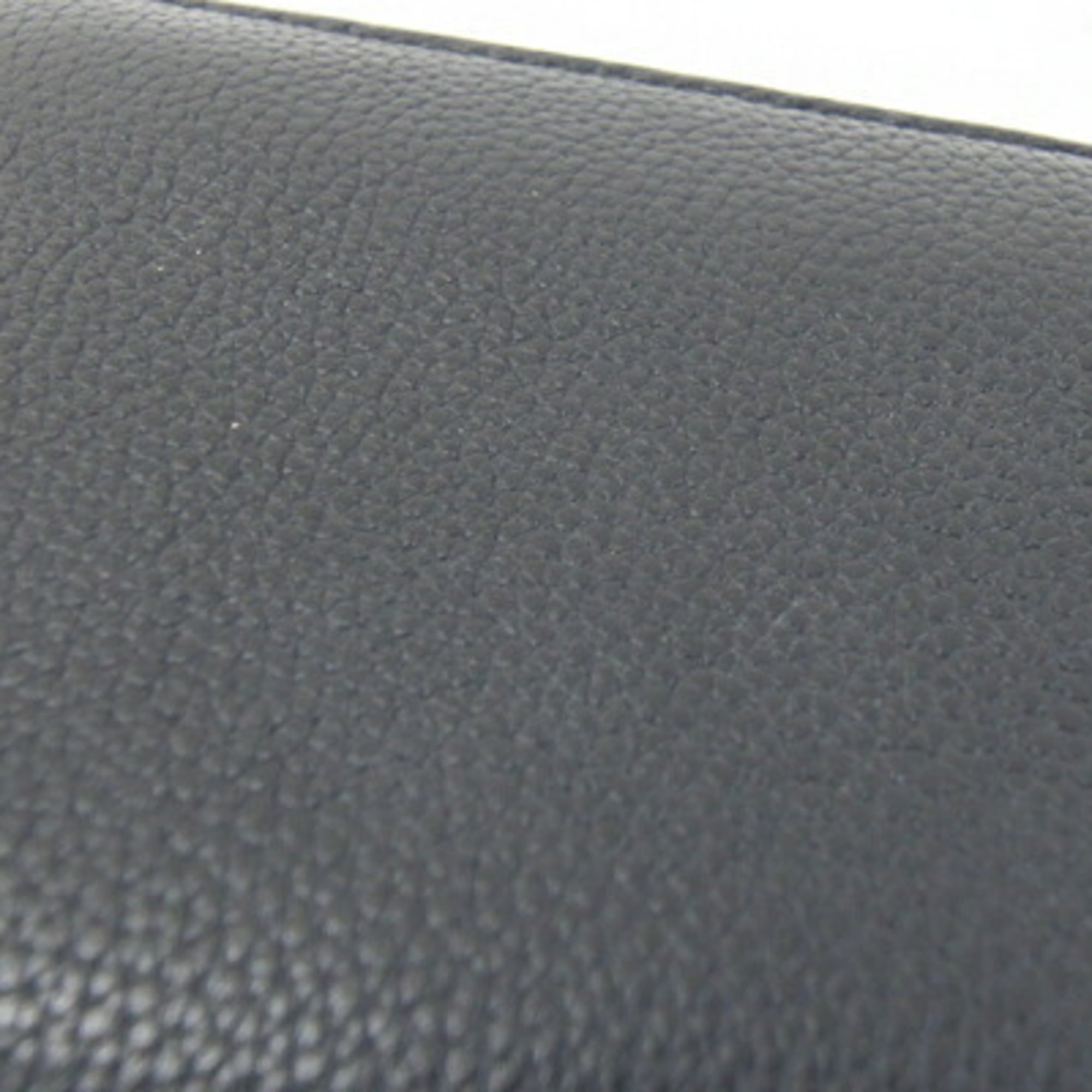 Saint Laurent Black Leather Long Wallet (Bi-Fold) (Pre-Owned)