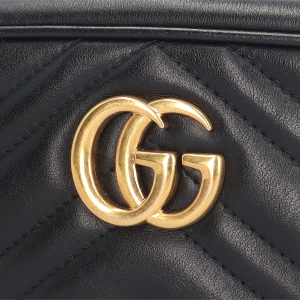Gucci Black Leather Shoulder Bag (Pre-Owned)