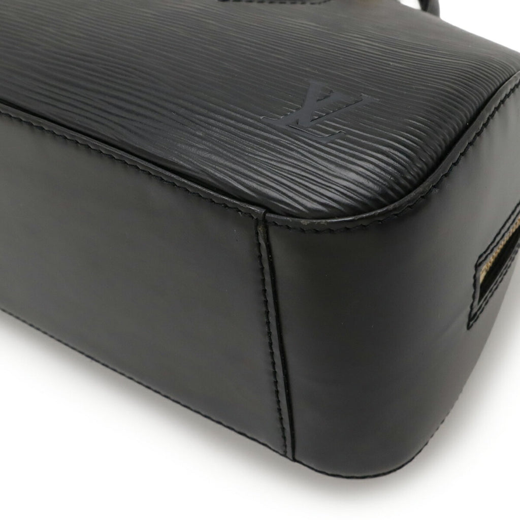 Louis Vuitton Epi Black Noir Epi Leather Handbag (Pre-Owned)