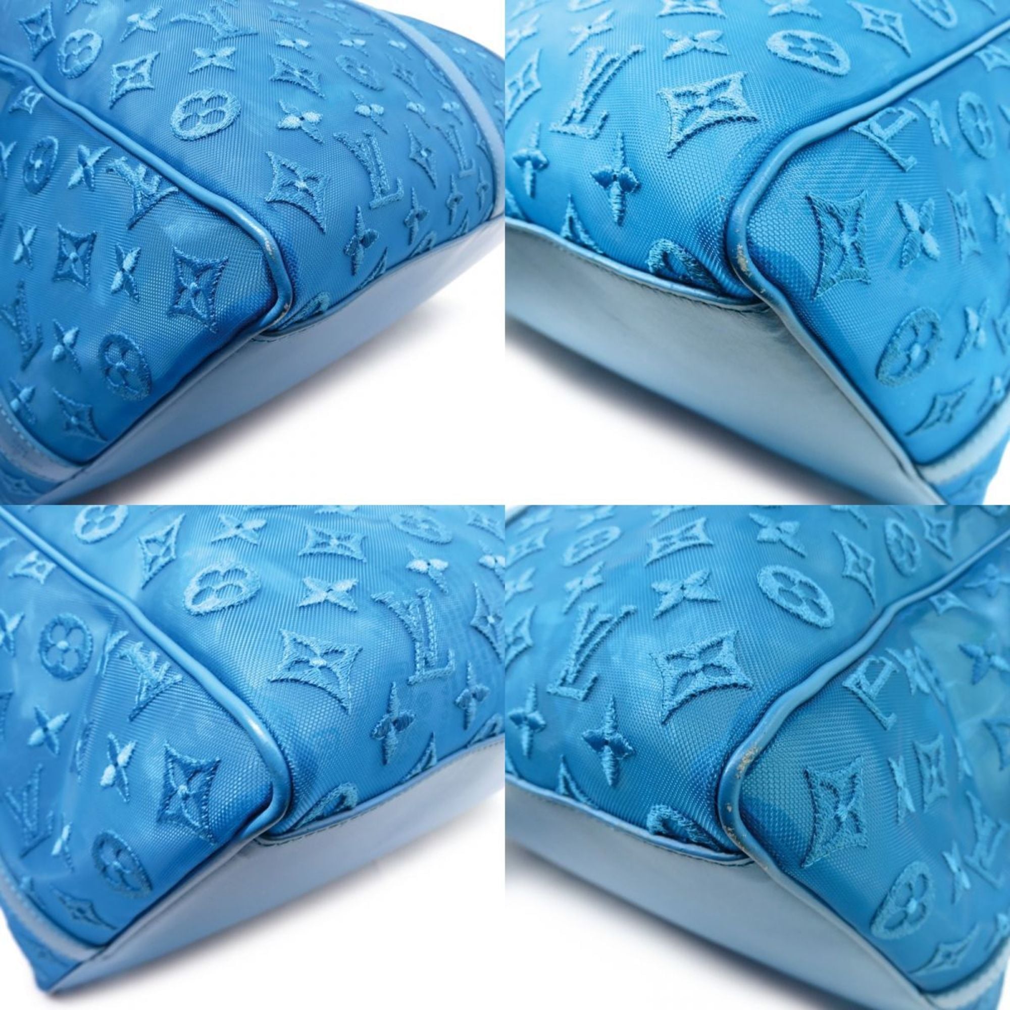 Louis Vuitton Black Turquoise Boston Bag (Pre-Owned)