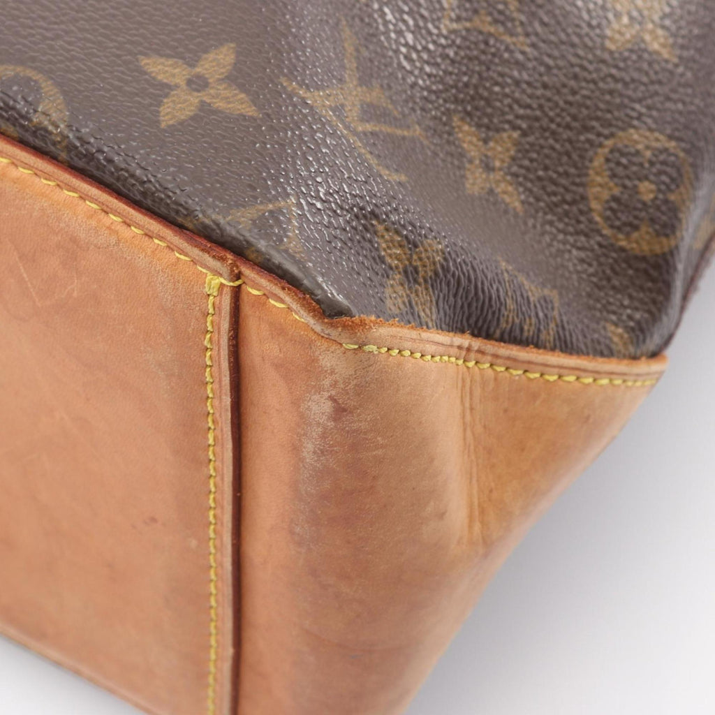 Louis Vuitton Brown Monogram Coated Canvas Leather Shoulder Bag (Pre-Owned)