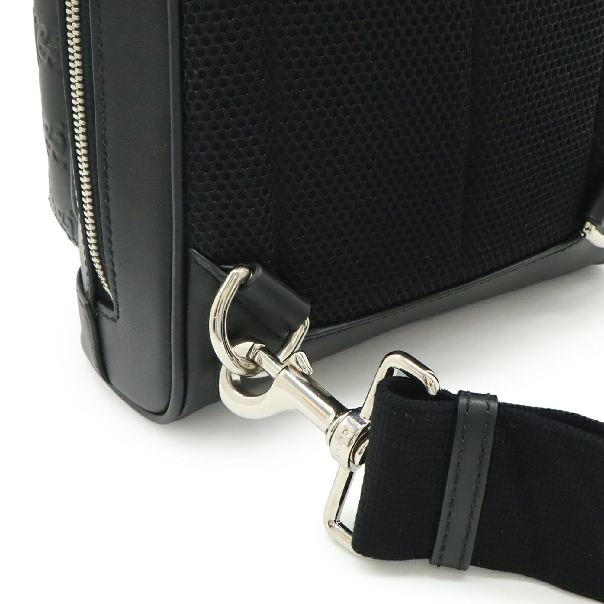 Gucci Black Leather Shoulder Bag (Pre-Owned)